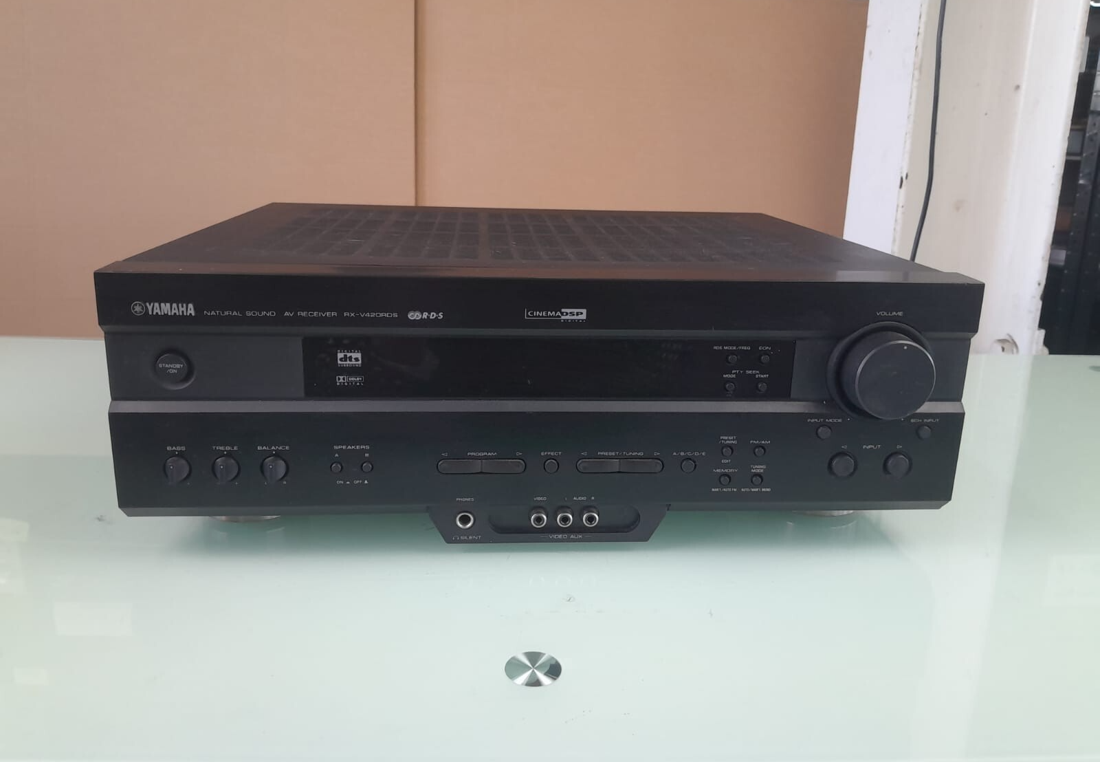 YAMAHA RX V420RDS NATURAL SOUND AV RECEIVER