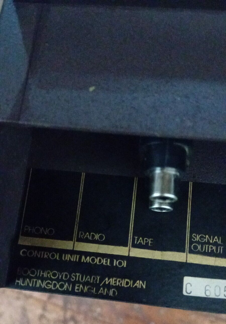 BOOTHROYD STUART MERIDIAN 101 CONTROL UNIT PRE AMPLIFIER
