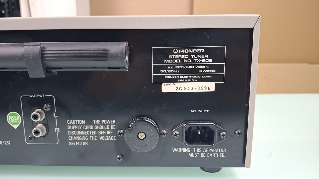 PIONEER TX 606 STEREO TUNER