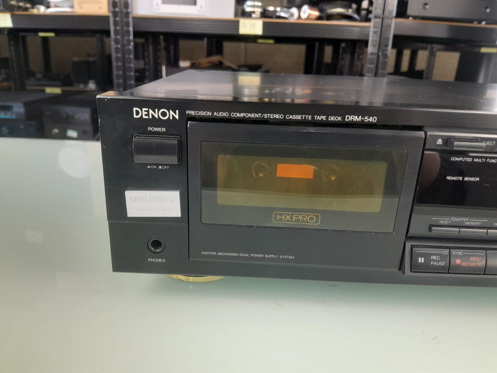 DENON DRM 540 PRECISION AUDIO COMPONENT / STEREO CASSETTE TAPE DECK