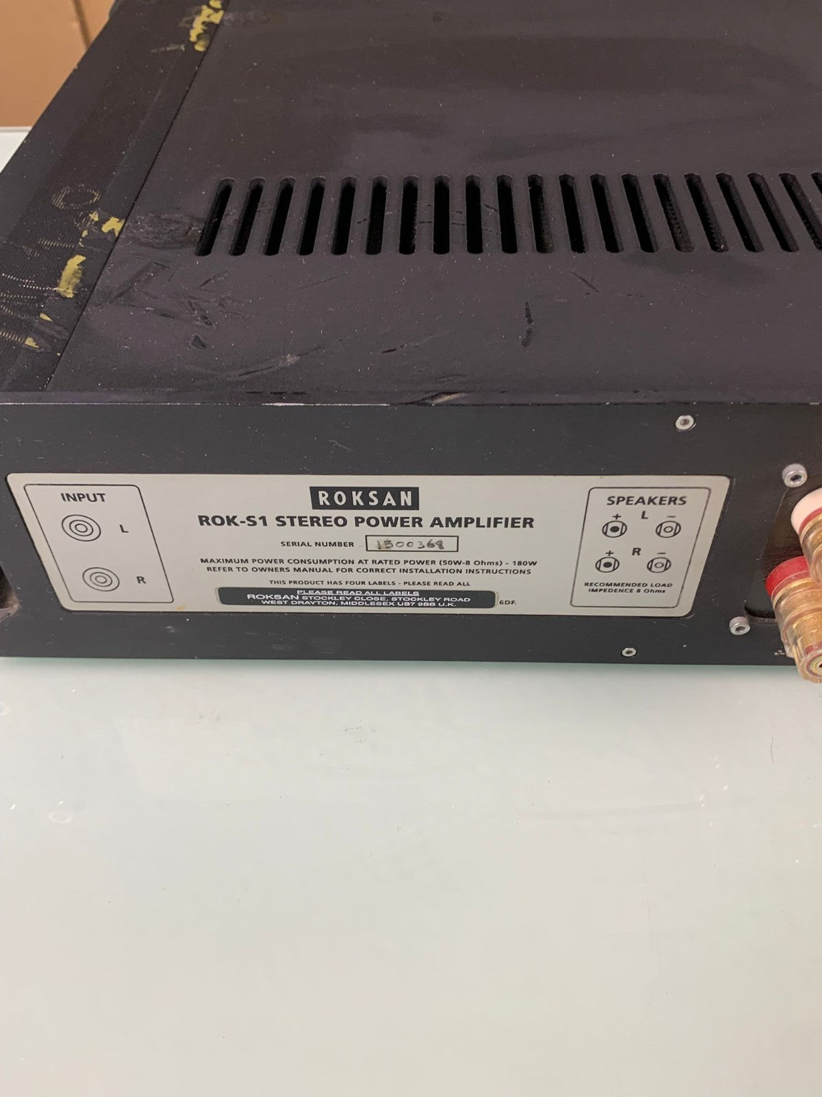 ROKSAN ROK S1 S1.5 STEREO POWER AMPLIFIER