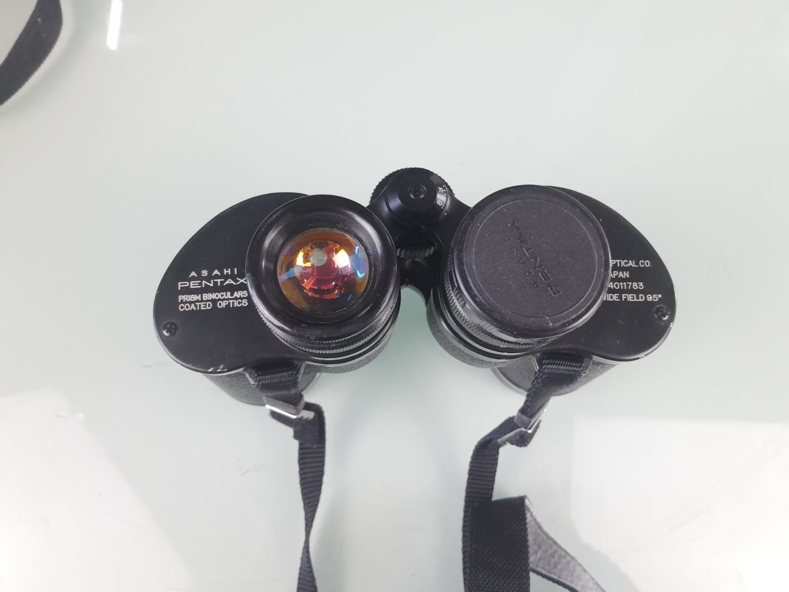 ASAHI PENTAX PRISM BINOCULARS COATED OPTICS 8X40 WIDE FIELD 9.5