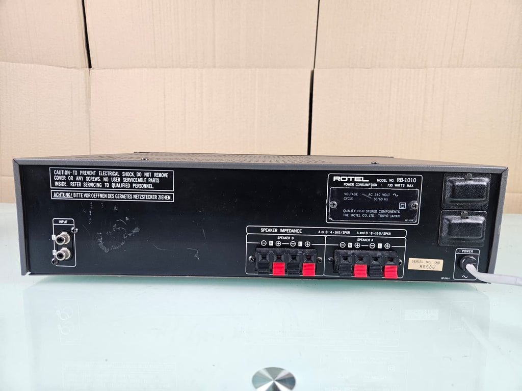 ROTEL RB 1010 STEREO DC POWER AMPLIFIER