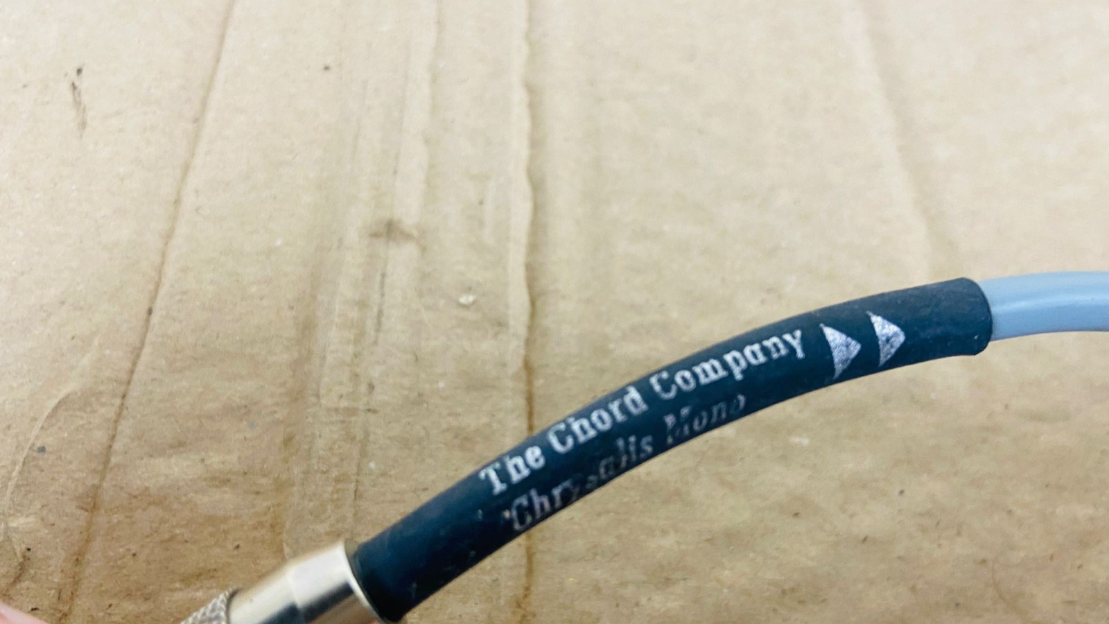 THE CHORD COMPANY CHRYSALIS MONO RCA INTERCONNECT CABLE