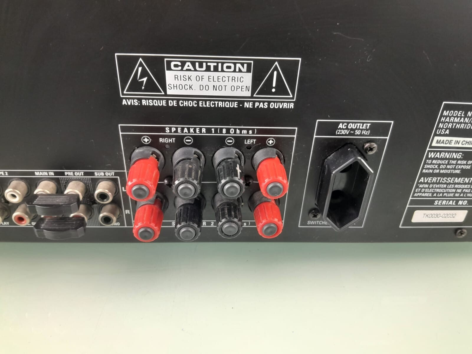 HARMAN KARDON HK 3370 STEREO RECEIVER WITH REMOTE