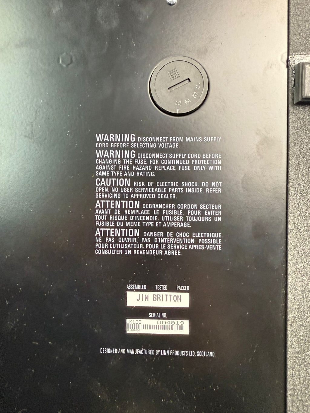 LINN LK100 POWER AMPLIFIERS x3 KABER ACTIV CARDS MID BASS TREBLE