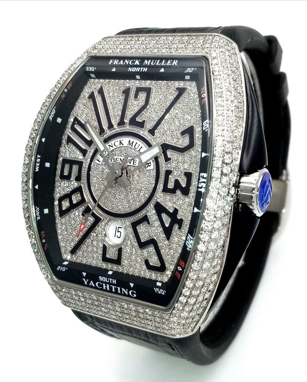 FRANCK MULLER VANGUARD DIAMOND BUSS MASTER COMPLICATIONS V 45 SC DT YACHTING