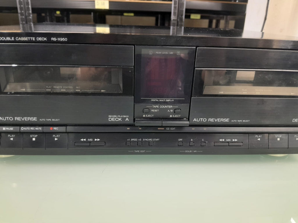 TECHNICS RS X950 STEREO DOUBLE CASSETTE DECK