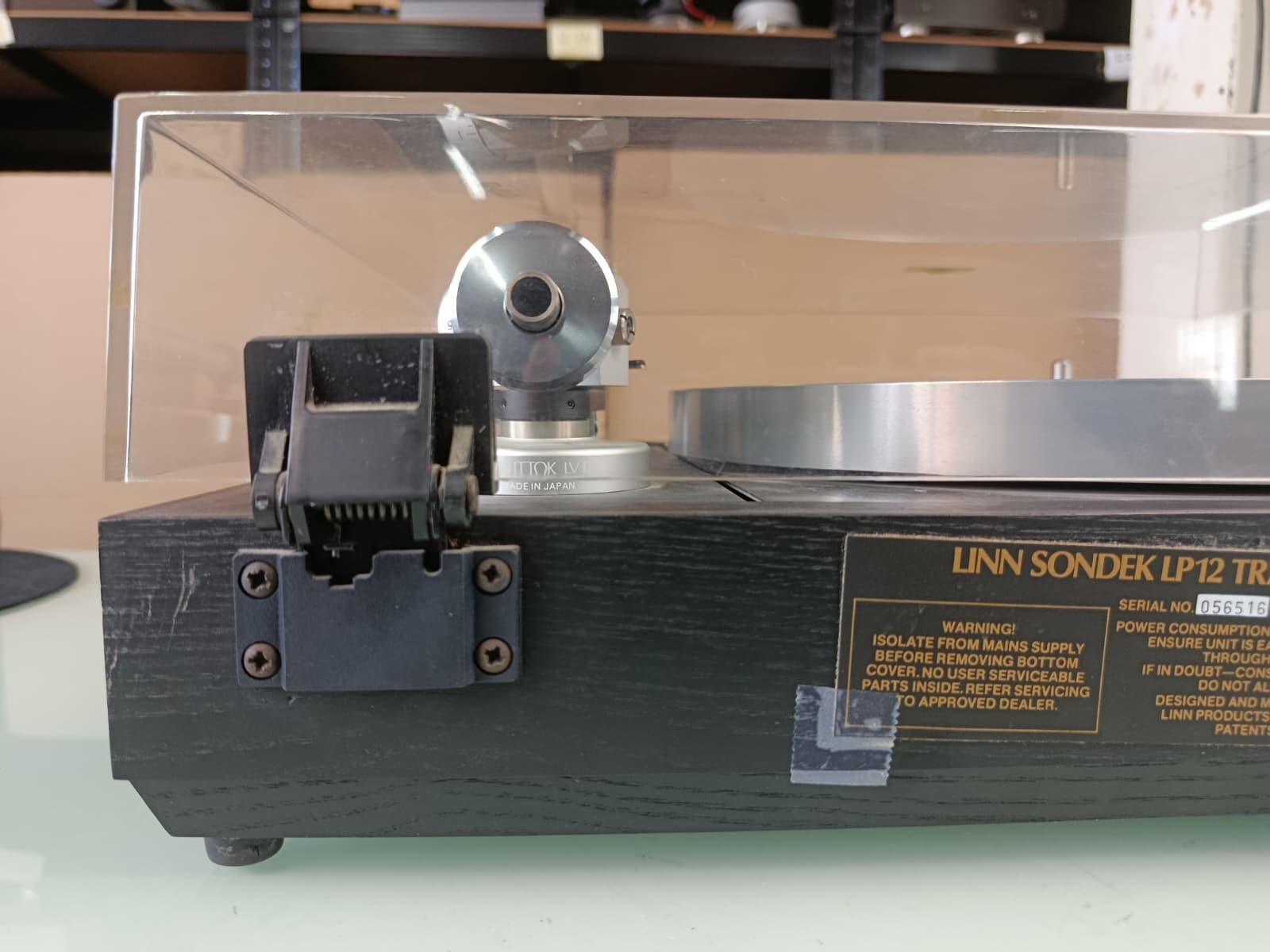 LINN SONDEK LP12 TURNTABLE WITH LINN ITTOK LVII TONEARM AND LINN K9 CARTRIDGE