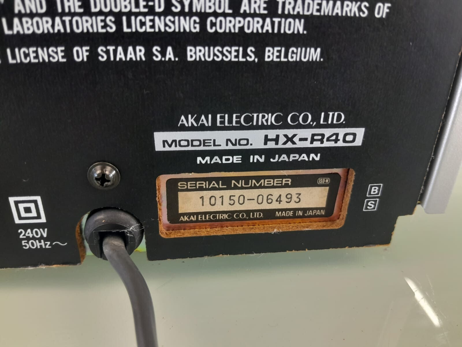 AKAI HX R40 STEREO CASSETTE DECK