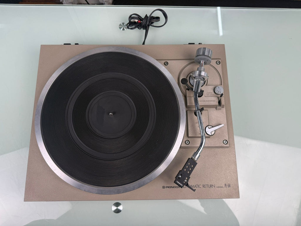 PIONEER PL 514 STEREO TURNTABLE WITH SHURE M75ED TYPE 2 CARTRIDGE