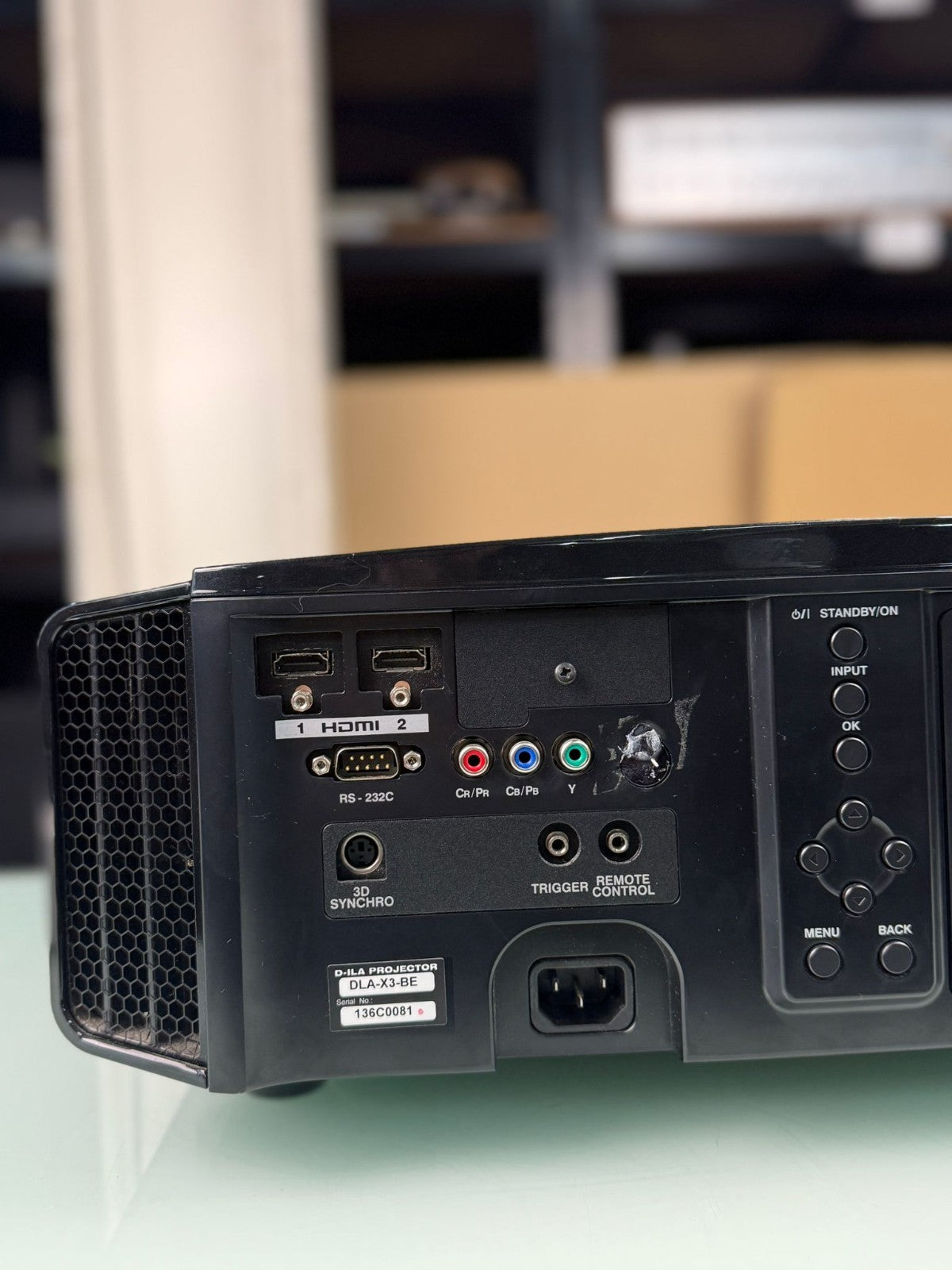 JVC DLA X3 BE D-ILA PROJECTOR WITH REMOTE