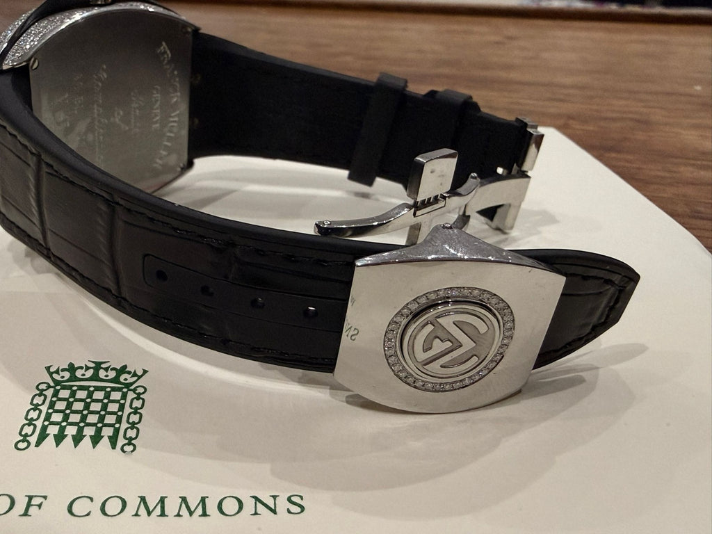 FRANCK MULLER VANGUARD DIAMOND ICED MASTER COMPLICATIONS V 45 SC DT YACHTING