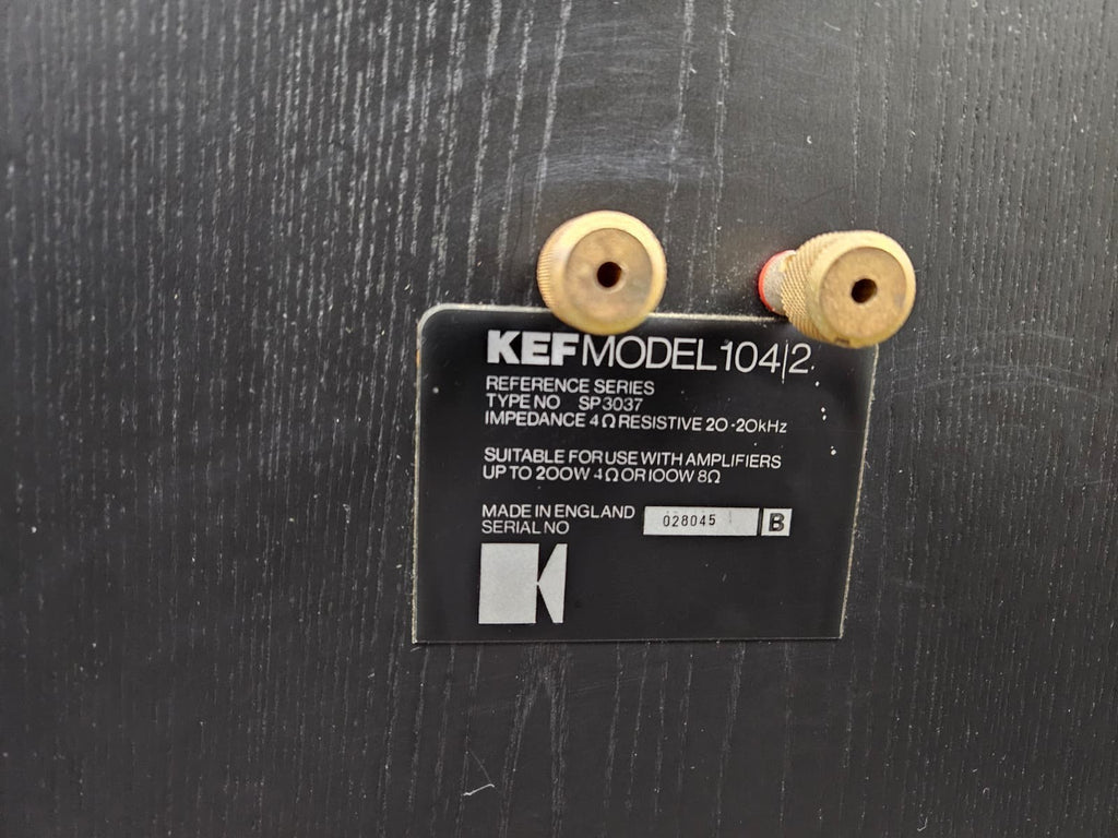 KEF 104/2 REFERENCE SERIES FLOOR STANDING SPEAKERS
