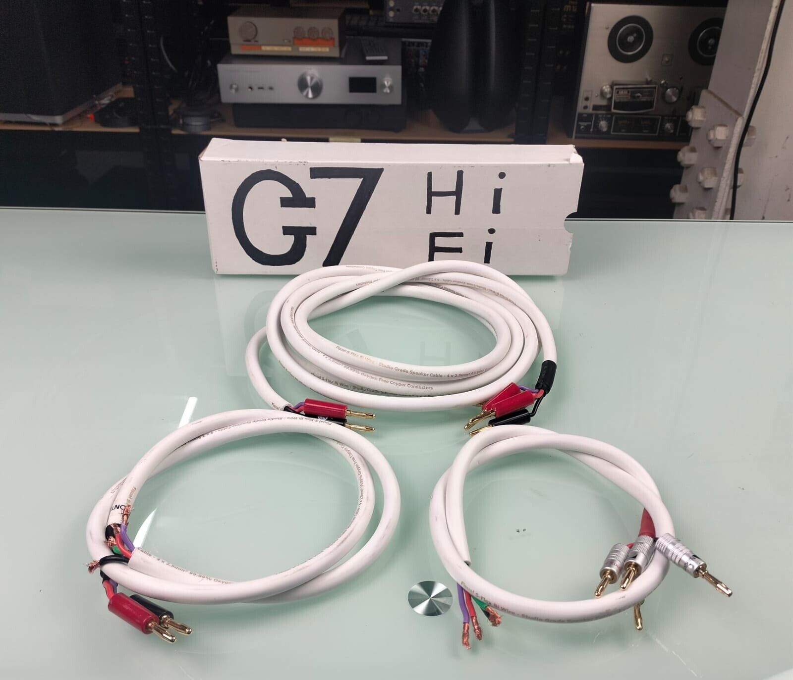 FISUAL S-FLEX BI WIRE STUDIO GRADE SPEAKER CABLES