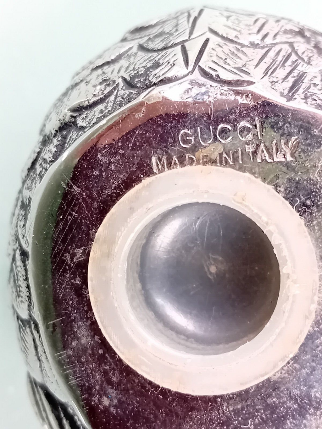 GUCCI MADE IN ITALY VINTAGE SILVER PEWTER QUAIL SUGAR CASTER