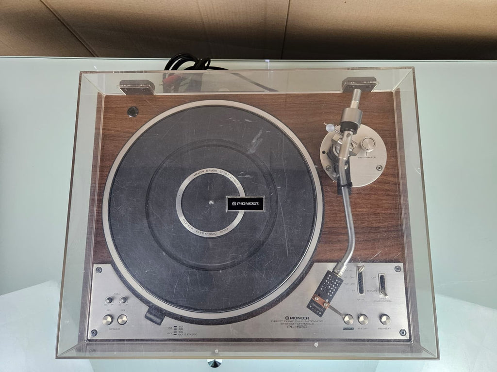 PIONEER PL 530 DIRECT DRIVE FULL AUTOMATIC STEREO TURNTABLE