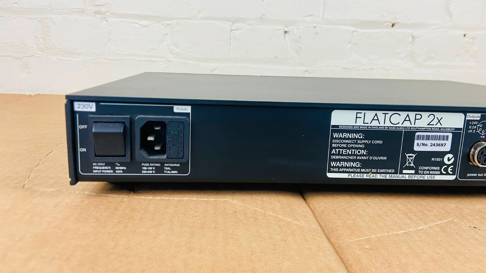 NAIM FLATCAP 2X POWER SUPPLY