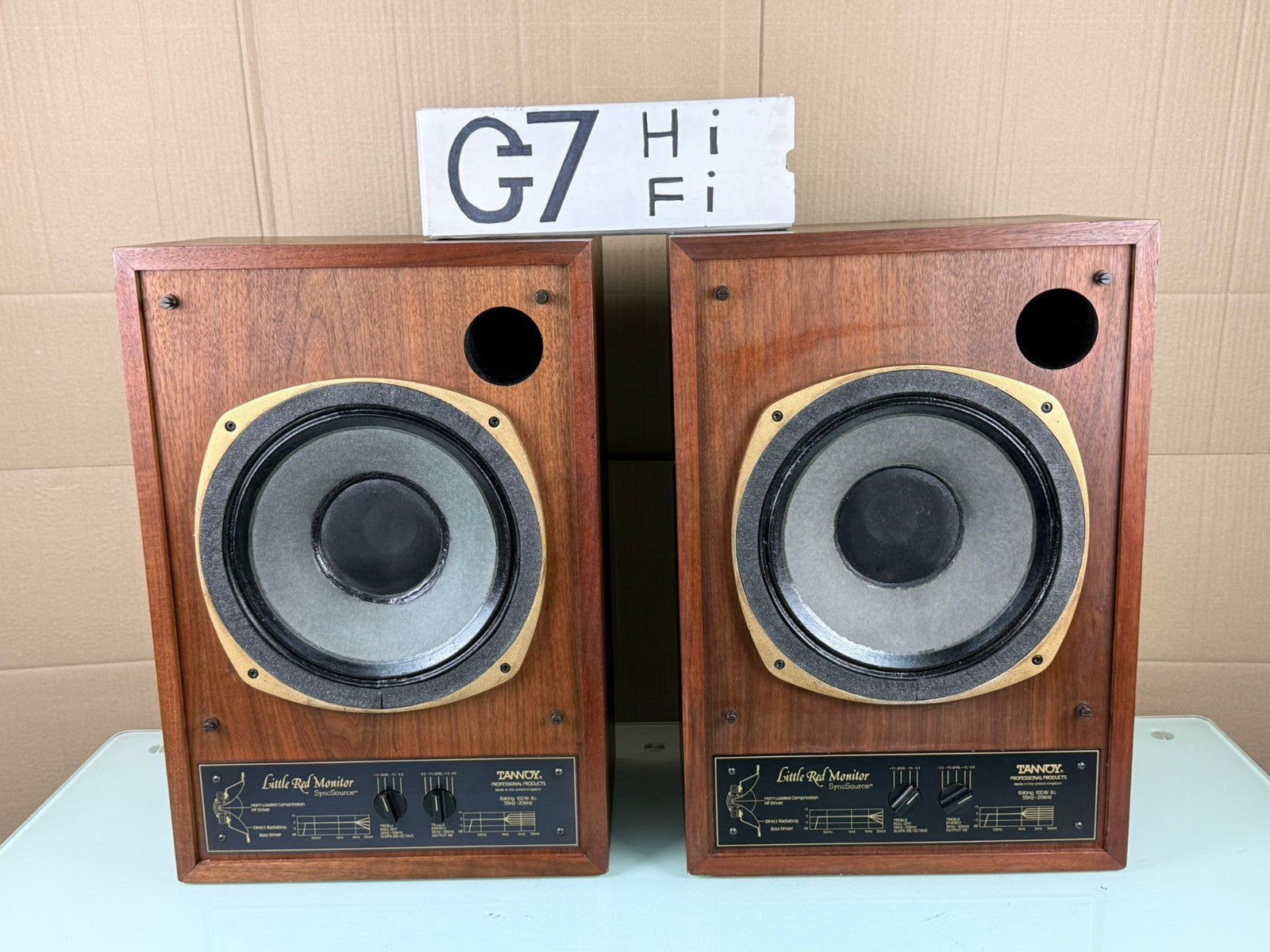TANNOY LITTLE RED MONITOR SPEAKERS