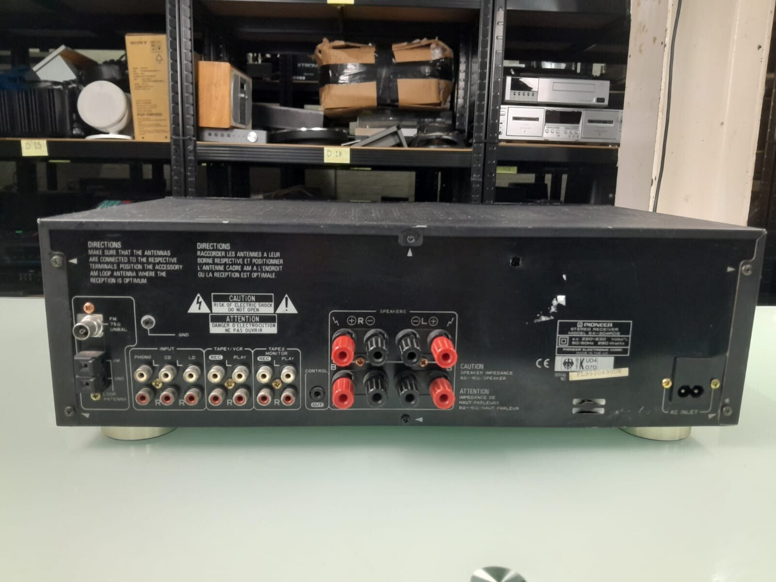 PIONEER SX 304RDS STEREO RECEIVER