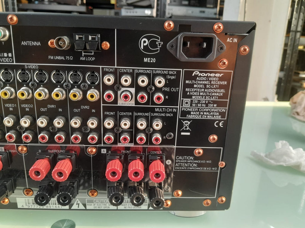 PIONEER SC LX71 AV MULTI-CHANNEL RECEIVER