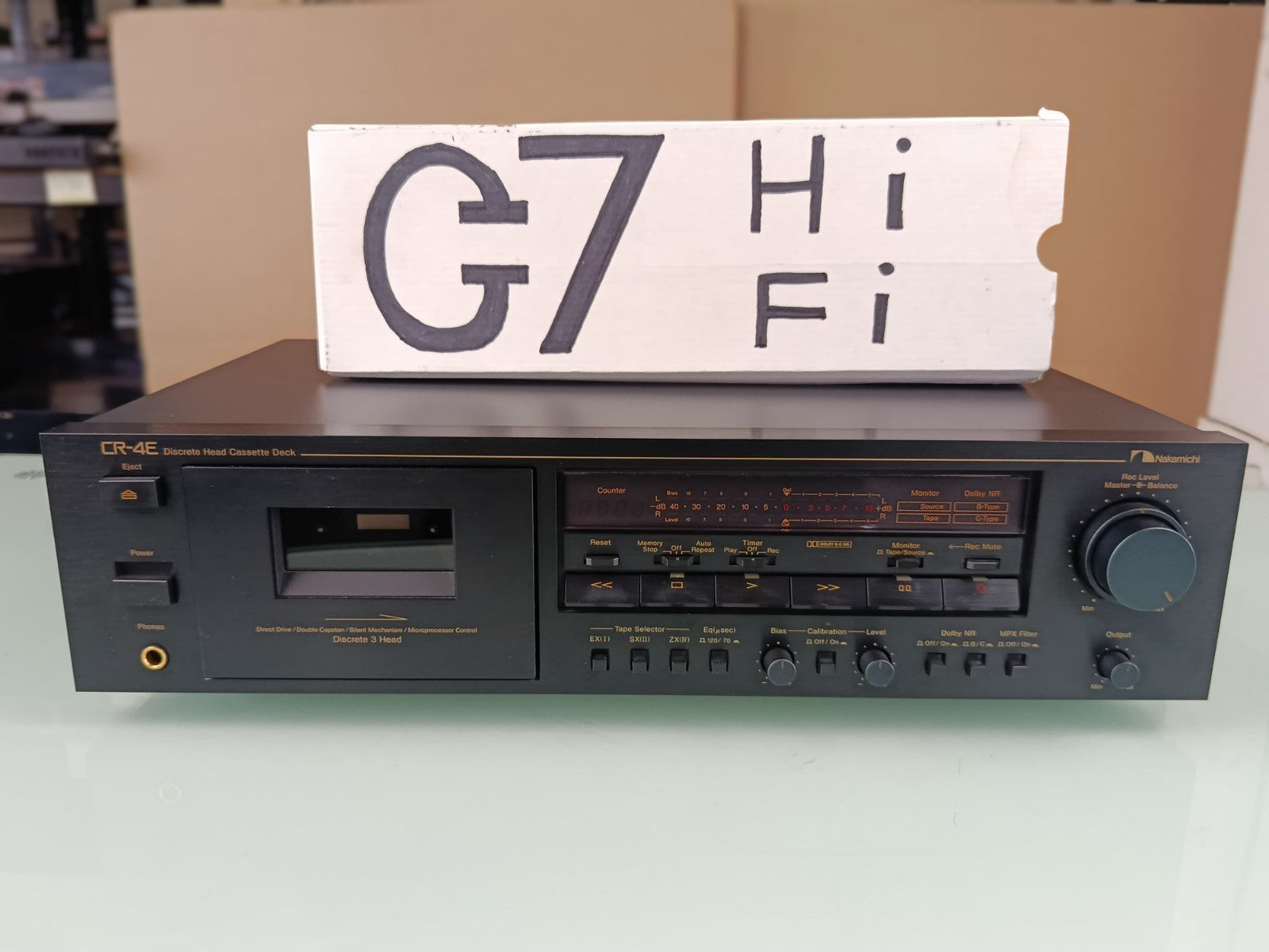 NAKAMICHI CR 4E DISCRETE HEAD CASSETTE DECK