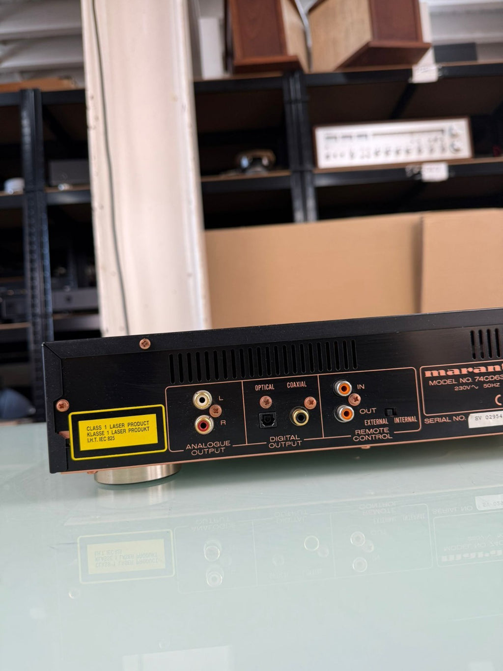 MARANTZ CD 63 MK II K I SIGNATURE  CD PLAYER WITH REMOTE