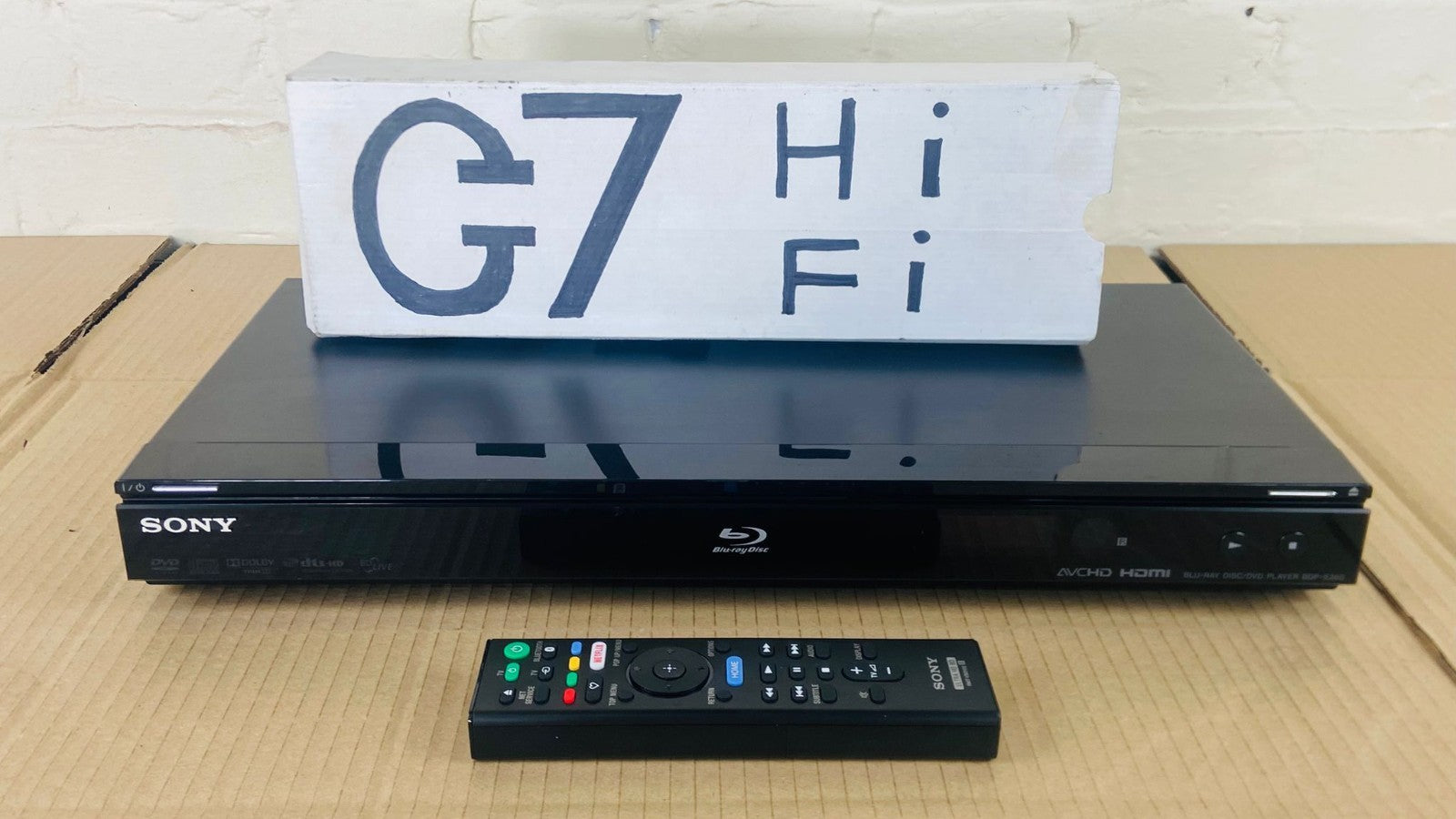 SONY BDP S360 BLU-RAY DISC/DVD PLAYER WITH REMOTE