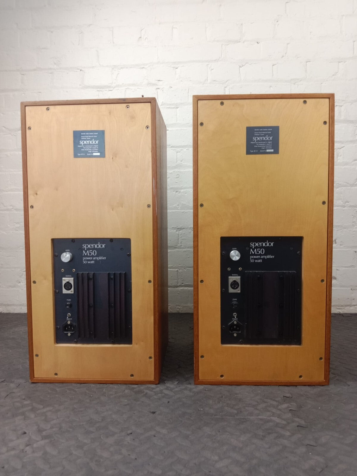 Spendor BC1A With M50 Amplifiers Speakers #002