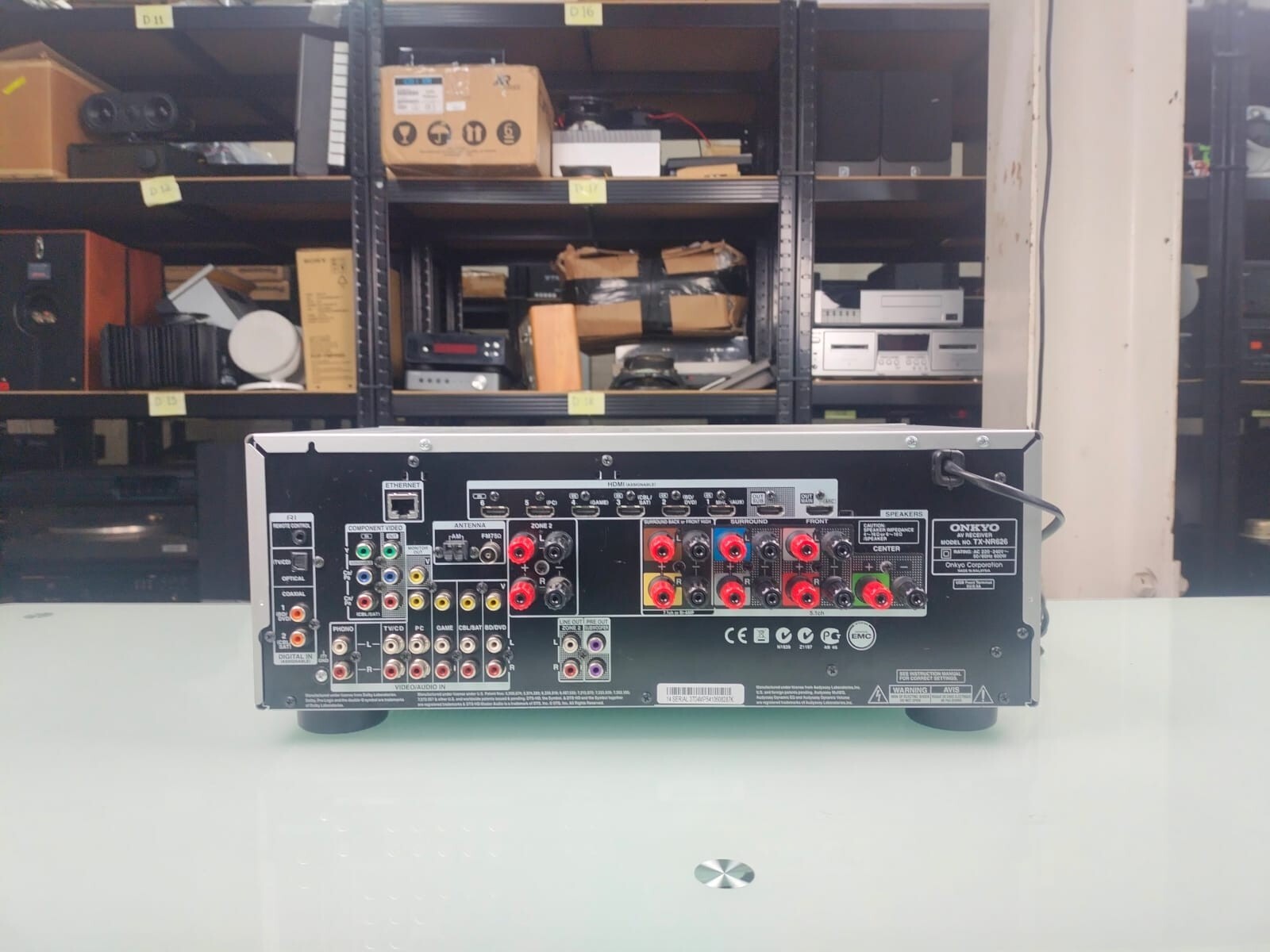 ONKYO TX-NR626 channel 7.1 3D WiFi 4K Surround Sound AV Receiver
