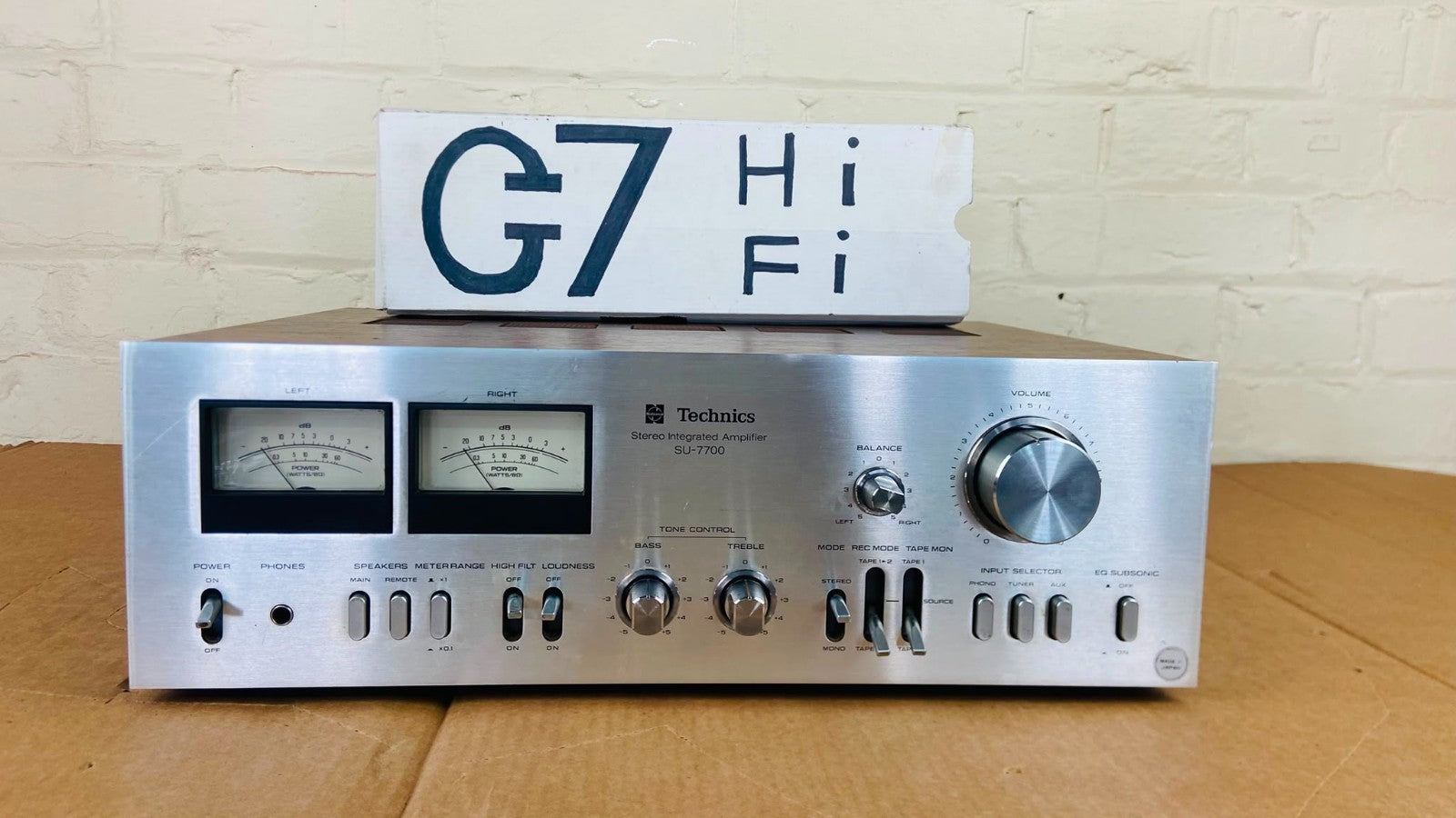 TECHNICS SU 7700 STEREO INTEGRATED AMPLIFIER