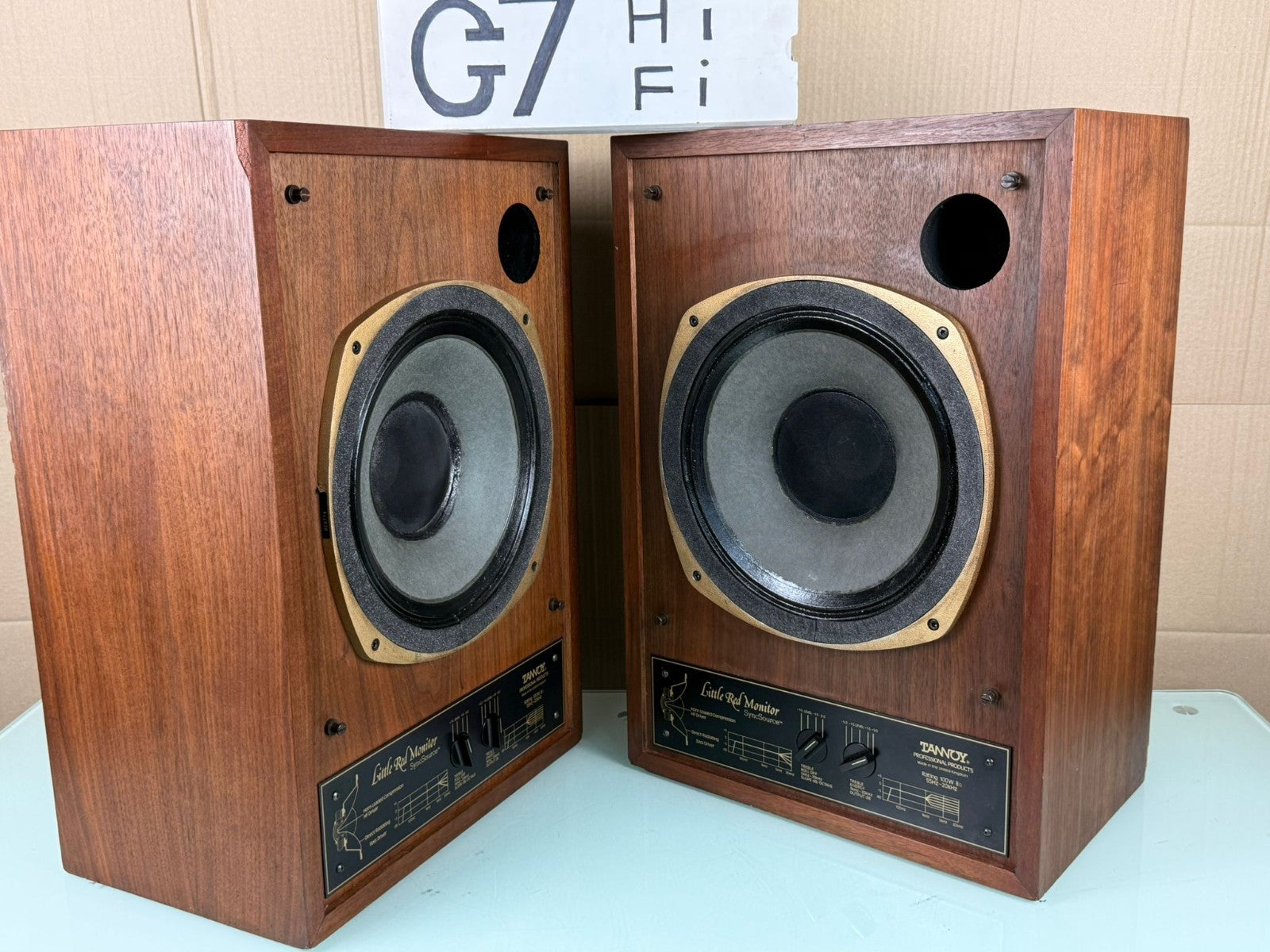 TANNOY LITTLE RED MONITOR SPEAKERS