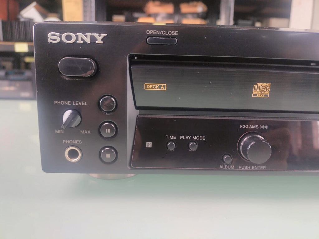 SONY RCD-W100 CD PLAYER RECORDER WITH REMOTE
