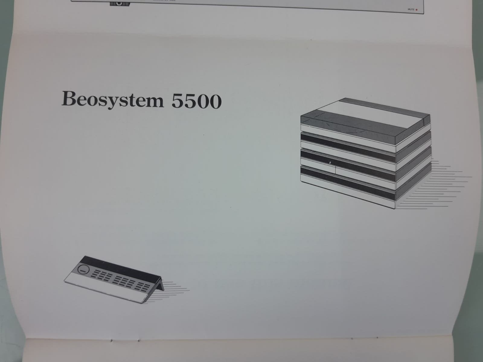 BANG & OLUFSEN B&O BEOMASTER 5500 OWNER'S MANUAL