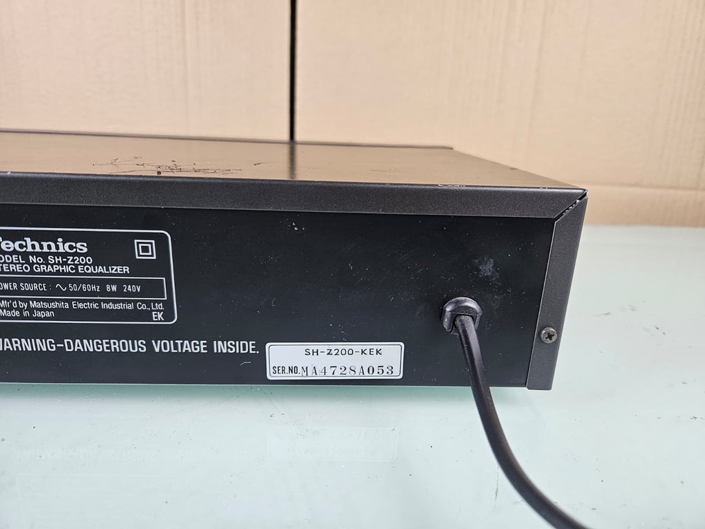 TECHNICS SH Z200 STEREO GRAPHIC EQUALIZER