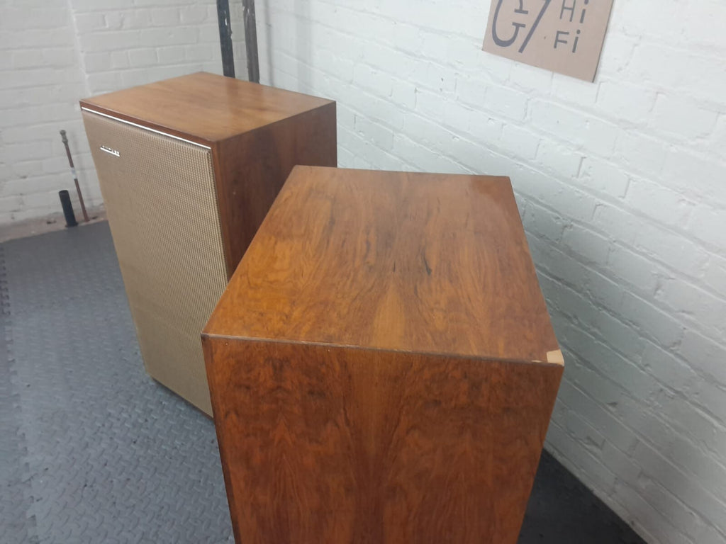 LOWTHER ACOUSTA ALNICO PM6A FULL RANGE FLOOR STANDING SPEAKERS