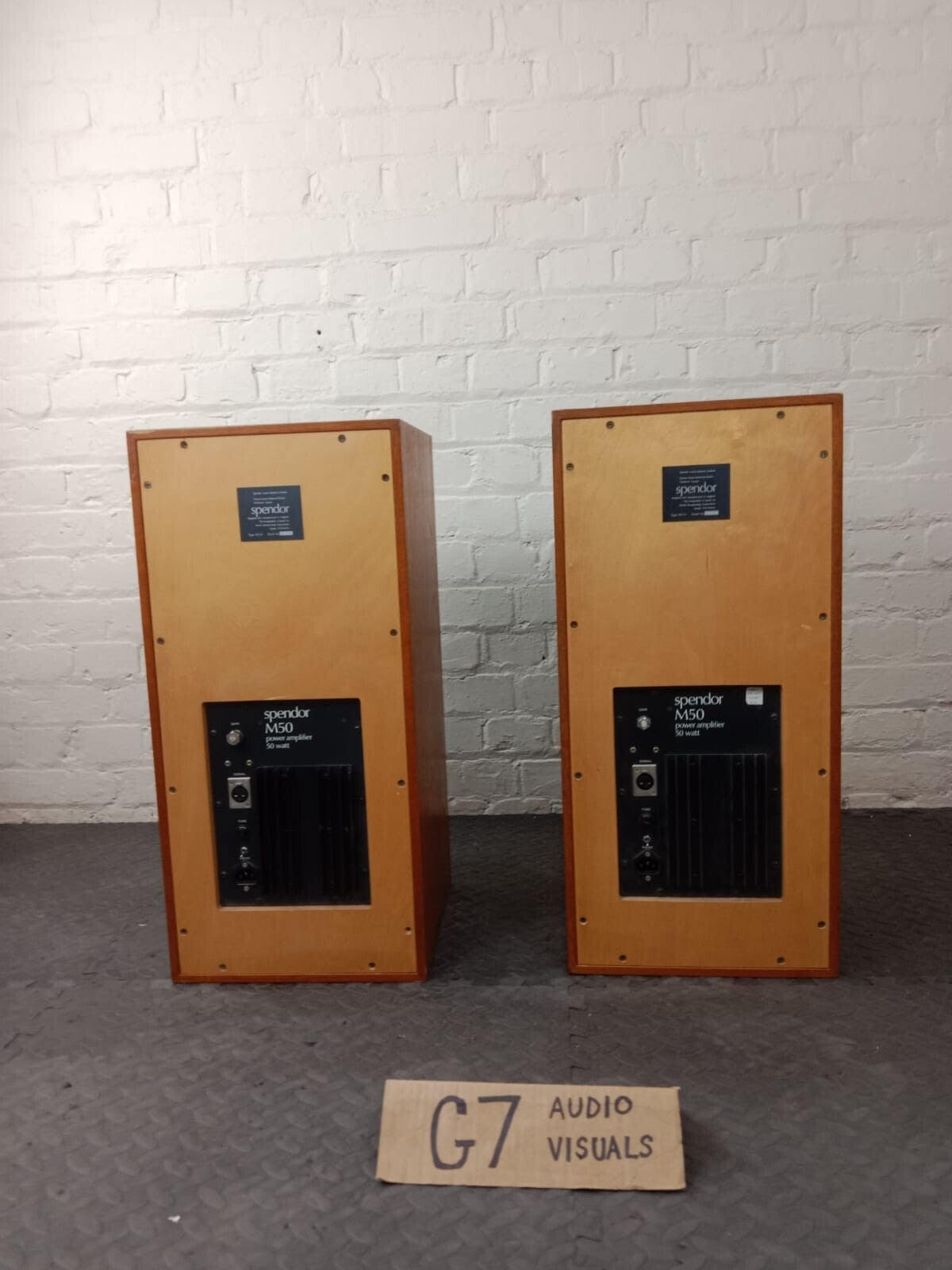 Spendor BC1A With M50 Amplifiers Floor Standing Speakers