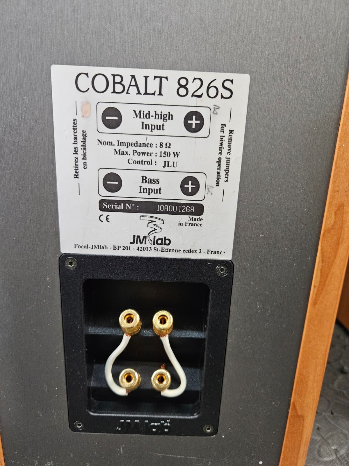 FOCAL JM LAB COBALT 826S FLOOR STANDING SPEAKERS