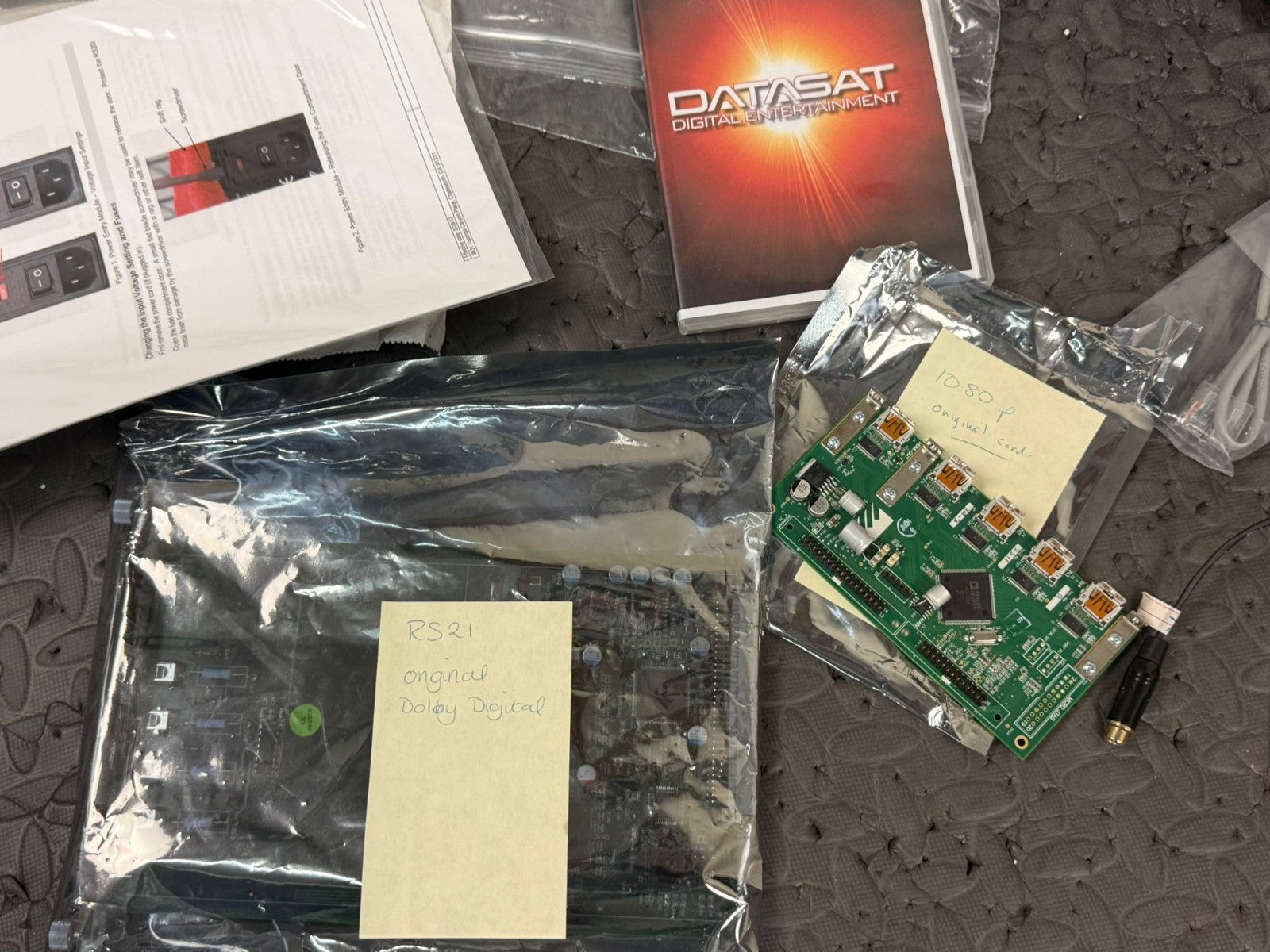 DATASAT RS20i 16-channel surround sound processor CINEMA