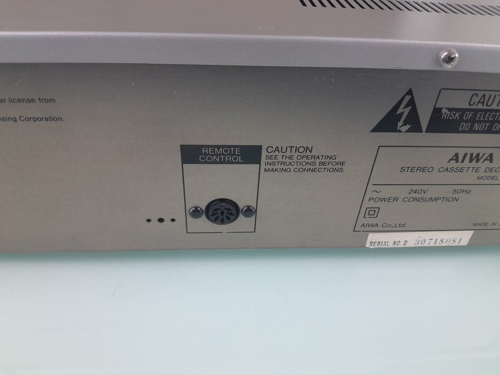 SERVICED AIWA F 770 STEREO CASSETTE DECK