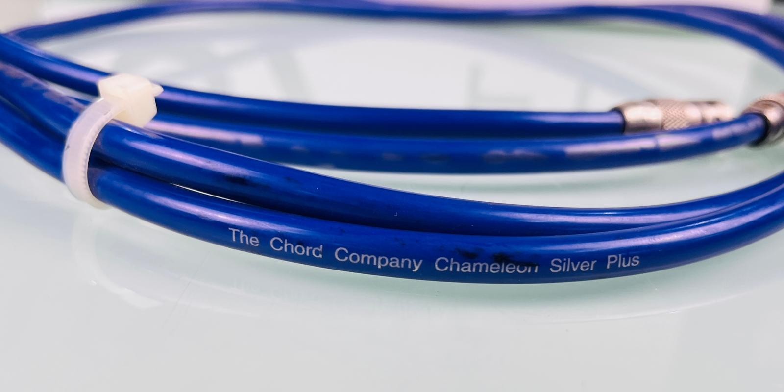 THE CHORD COMPANY CHAMELEON SILVER PLUS RCA INTERCONNCT CABLES