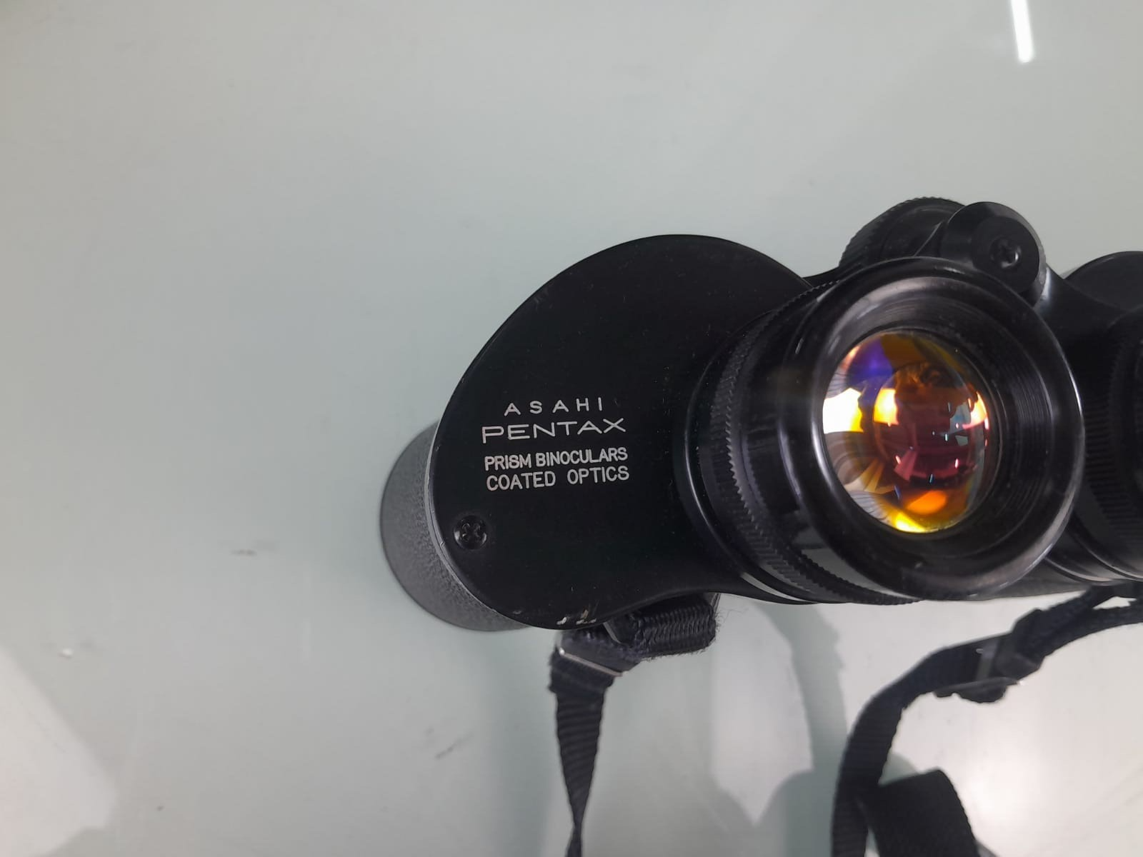 ASAHI PENTAX PRISM BINOCULARS COATED OPTICS 8X40 WIDE FIELD 9.5
