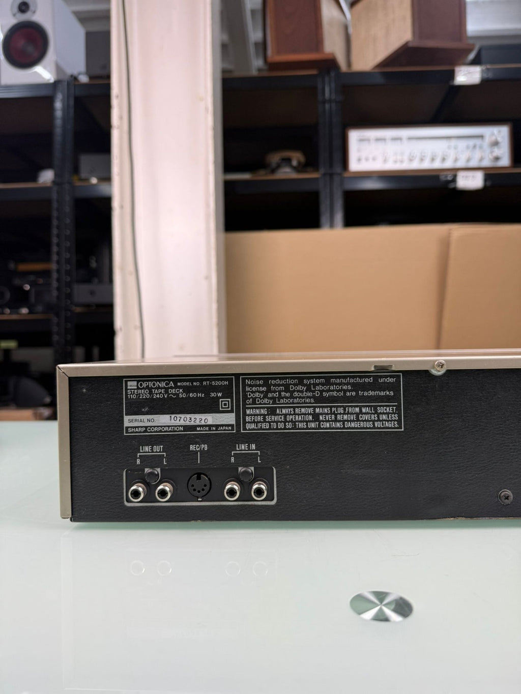 OPTONICA RT 5200H STEREO CASSETTE DECK