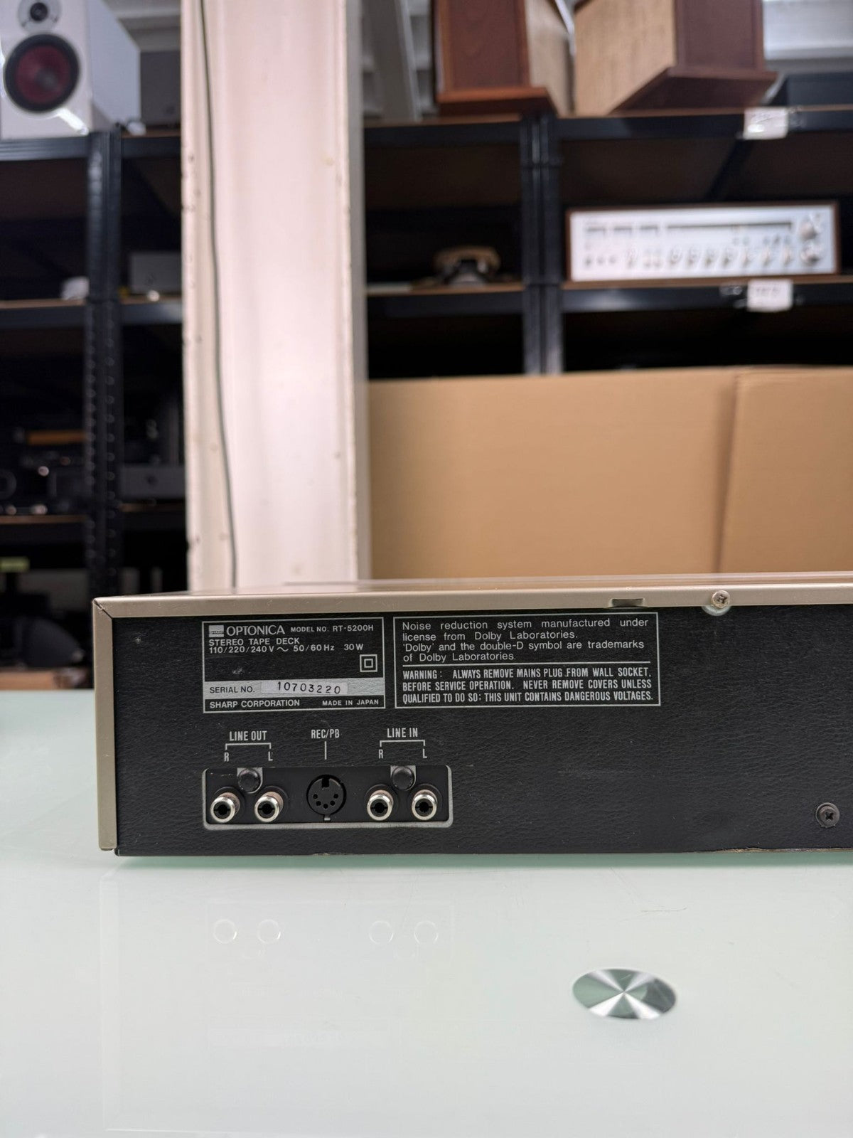 OPTONICA RT 5200H STEREO CASSETTE DECK