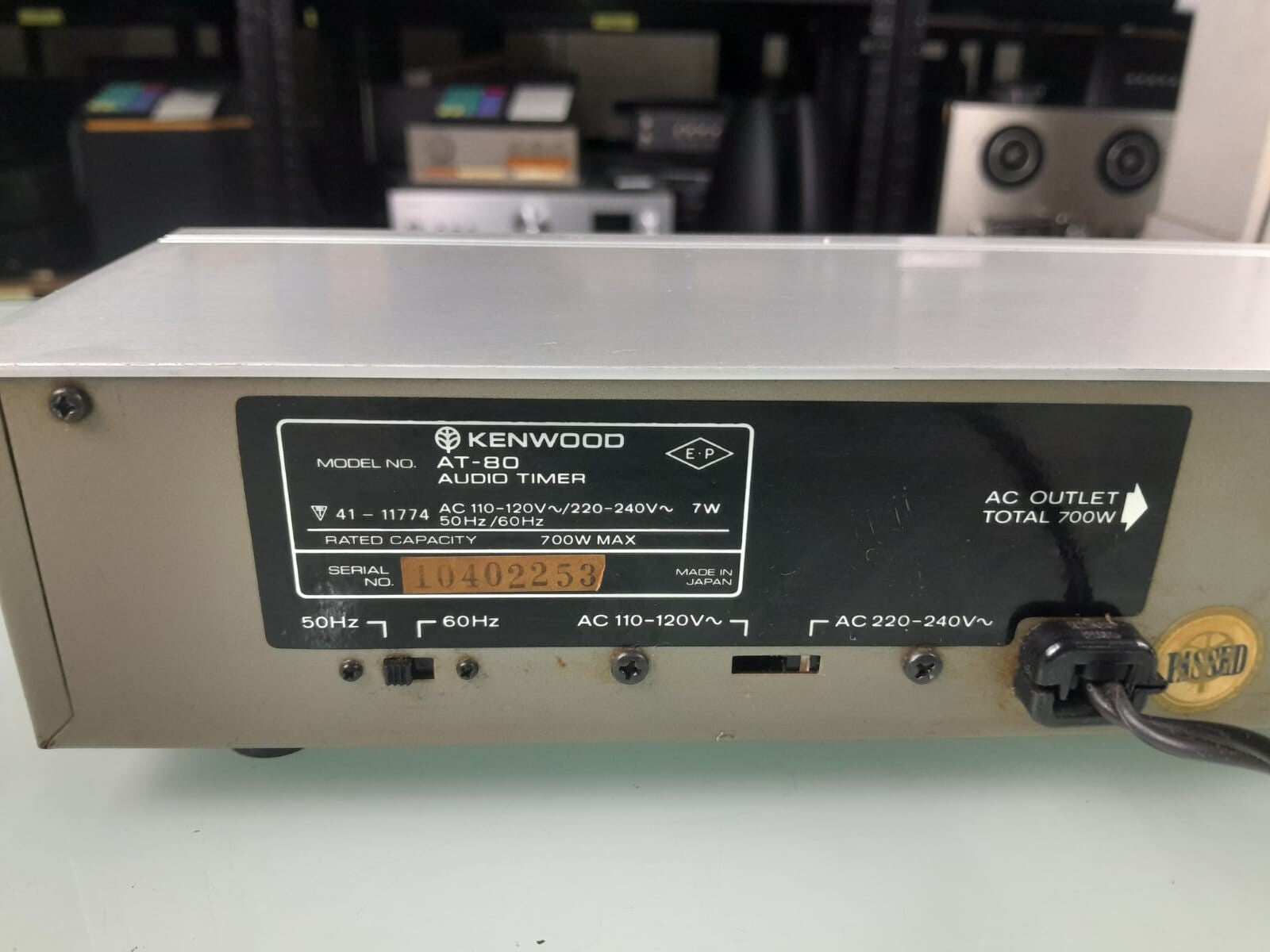 KENWOOD AT 80 AUDIO TIMER