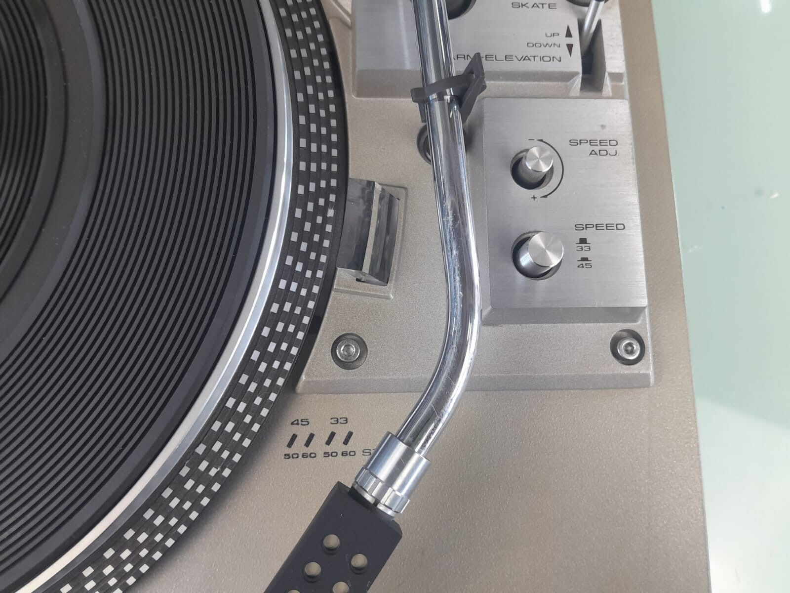 PIONEER PL 518 DIRECT DRIVE STEREO TURNTABLE WITH ADC 10E MK IV CARTRIDGE