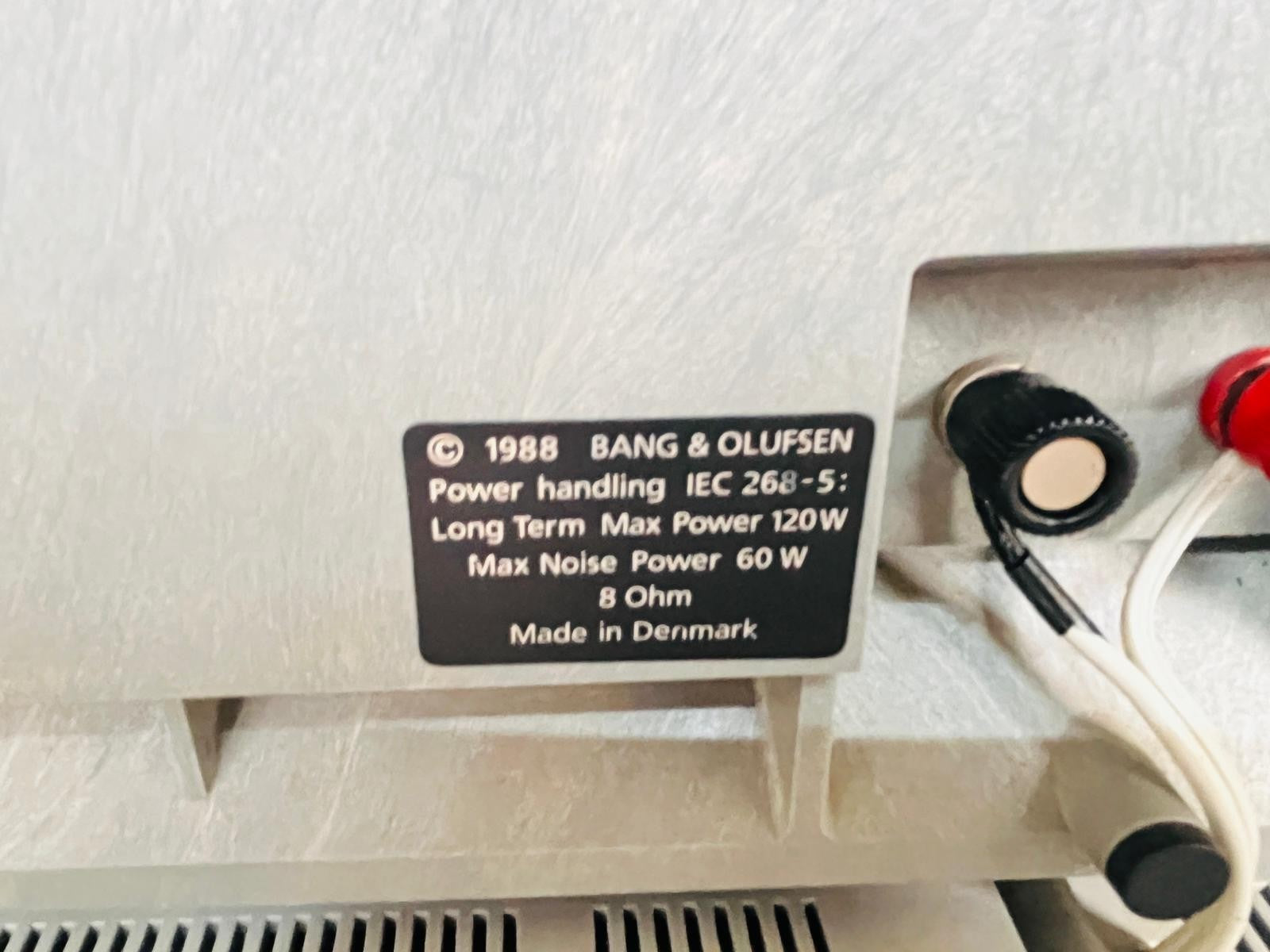 BANG & OLUFSEN B&O BEOLAB 5000 ACTIVE SPEAKERS WITH WALL BRACKETS