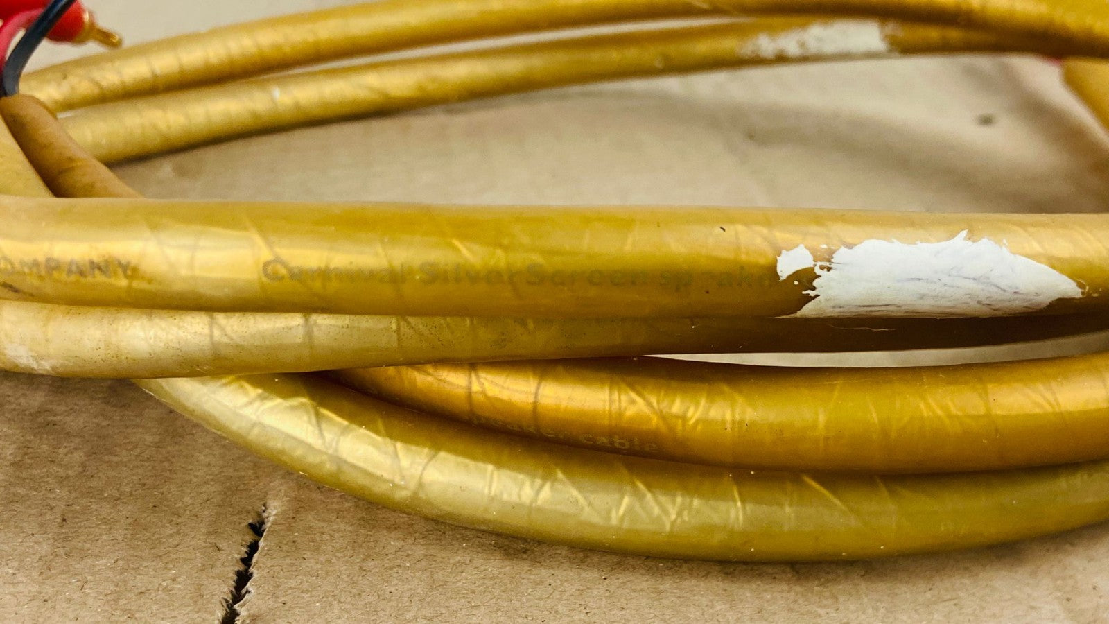 THE CHORD COMPANY CARNIVAL SILVER SCREEN SPEAKER CABLES