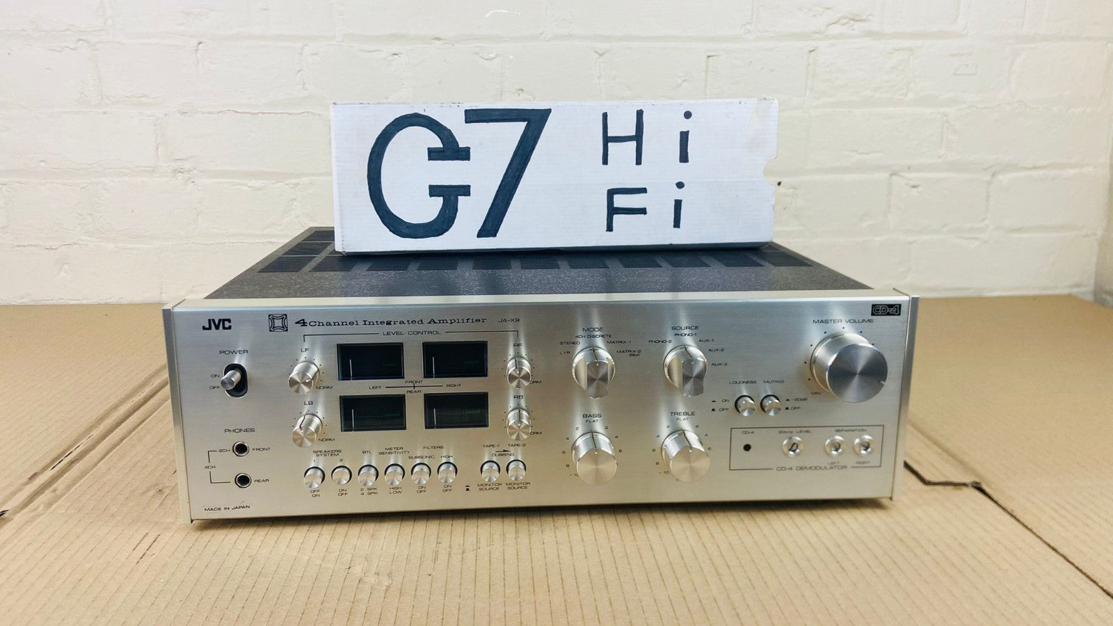 JVC JA X9 8 CHANNEL INTEGRATED AMPLIFIER