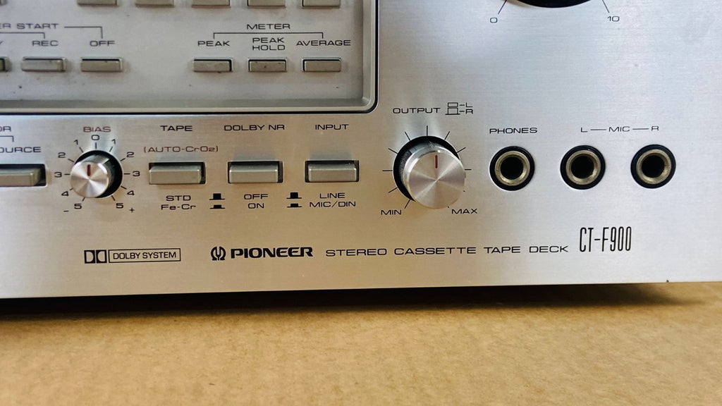 SERVICE PIONEER CT F900 STEREO CASSETTE TAPE DECK